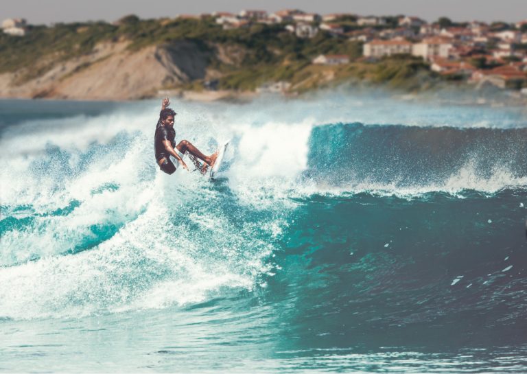 Surf spot côte basque